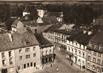 Północno wschodni róg placu ratuszowego