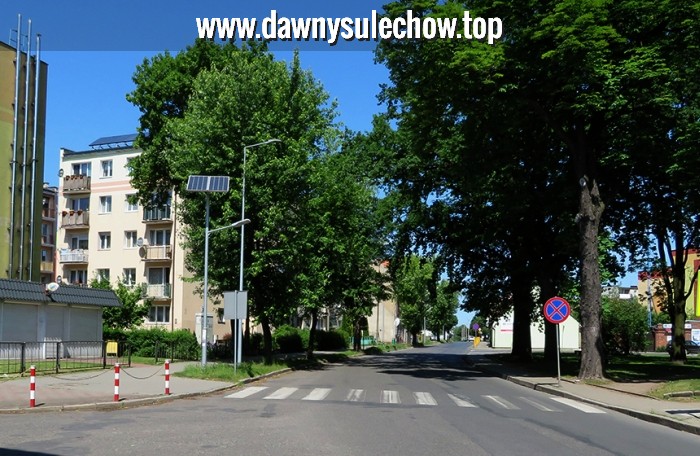 Początek ulicy Styczniowej - Bahnhofstrasse