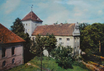 Zamek i fragment zboru - widok z hotelu miejskiego